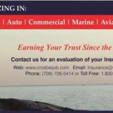 Crosbie Job Insurance Limited | 5 Trowbridge Ln, Arnold's Cove, NL A0B 1A0, Canada