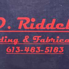 D. Riddell Welding & Fabrication | 1719 Bordenwood Rd, Arden, ON K0H 1B0, Canada